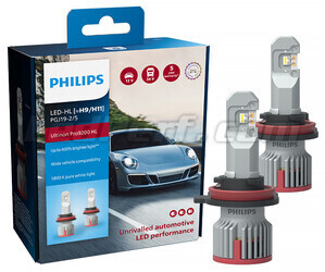 H11 LED Bulbs Kit PHILIPS Ultinon Pro9200 +400% 5800K - LUM11362U92X2