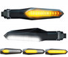 2-in-1 dynamic LED turn signals with integrated Daytime Running Light for Aprilia Dorsoduro 750