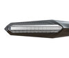 Front view of dynamic LED turn signals with Daytime Running Light for Yamaha XV 1600 Wildstar