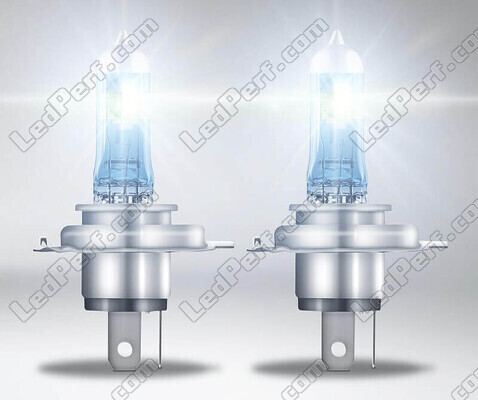 Lighting of a pair of H4 Osram Night Breaker Laser bulbs + 150%