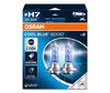 Bulbs H7 Osram Cool Blue Boost 5 500K xenon effect ref: 62210CBB-2HB in packaging of 2 bulbs