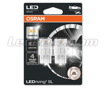 W21W / WY21W amber LED bulbs Osram LEDriving® SL - W3x16d